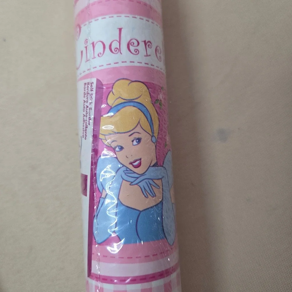 Disney Princess Wallpaper Border Self Stick Snow White Cinderella Belle Imperial